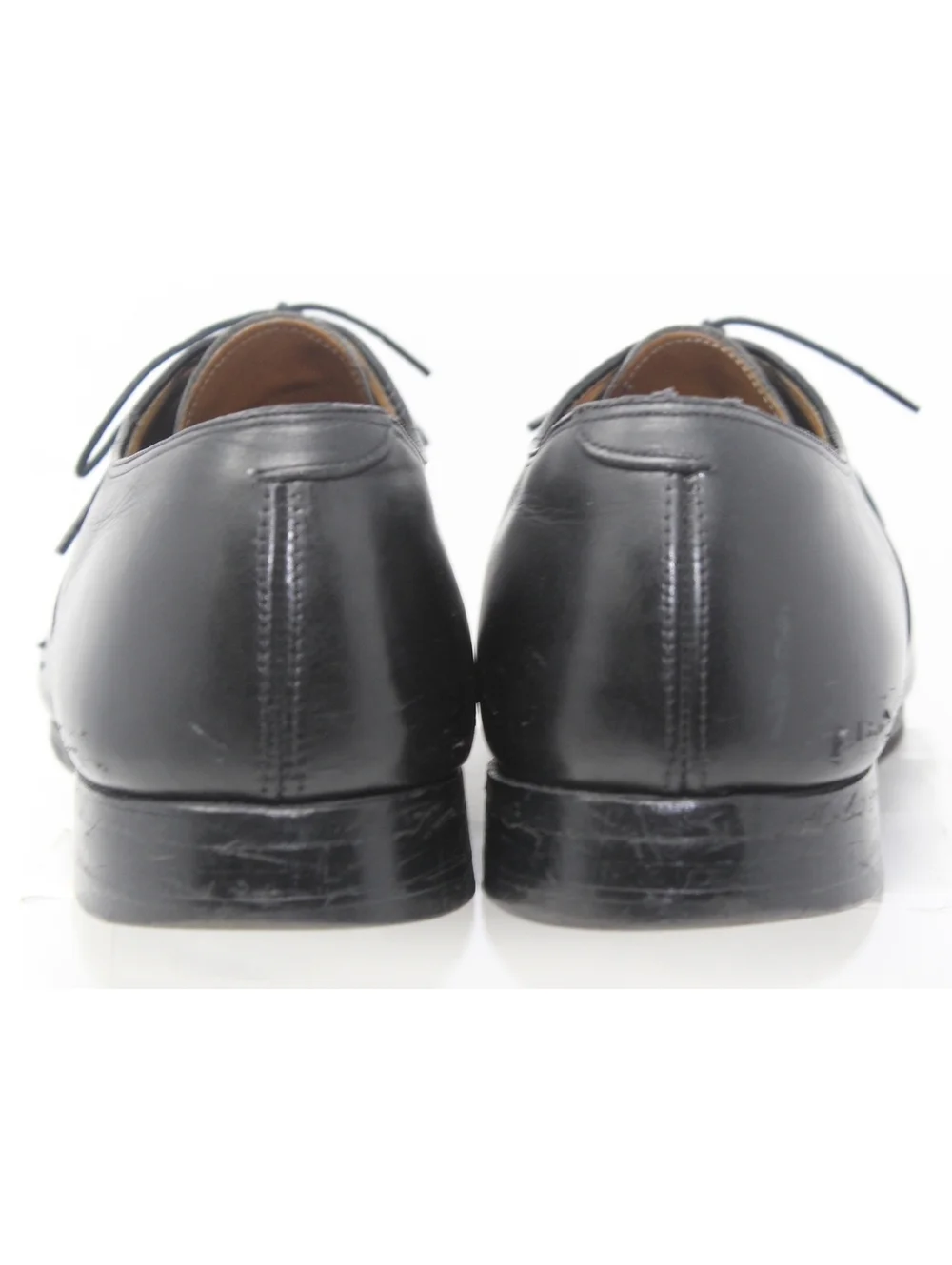Johnston & Murphy Crown Aristocraft Black Leather Oxford Dress Shoes Mens 11 C/A
